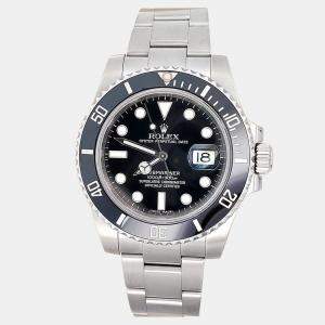 Pre Owned Rolex Submariner 116610LN Automatic Black Stainless Steel Men's Wristwatch 40 mm