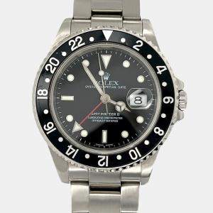 Pre Owned Rolex GMT-Master II 16710 Automatic Black Stainless Steel Men's Wristwatch 40 mm