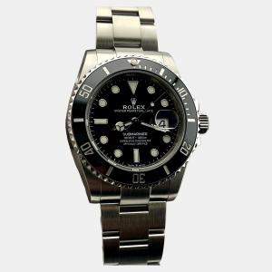 Pre Owned Rolex Submariner Date 126610LN Automatic Black Dial Stainless Steel Men's Wristwatch 41mm