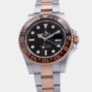 Pre Owned Rolex GMT-Master II 126711CHNR Black Rose Gold, Stainless Steel Automatic Men's Watches 40mm