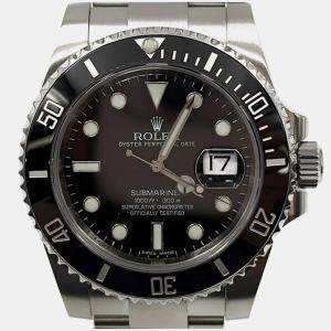 Pre Owned Rolex Submariner 116610 Black Stainless Steel Automatic Men's Wristwatch 40mm