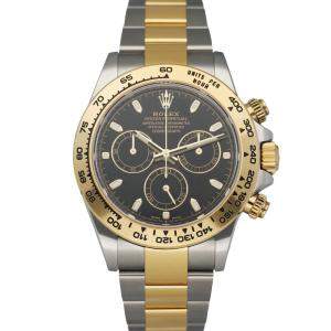 Rolex Black 18K Yellow Gold And Stainless Steel Daytona 116503 Men's Wristwatch 40 MM