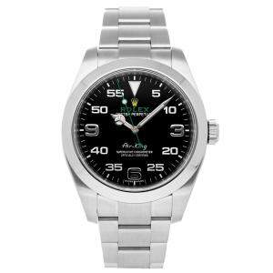 Rolex Black Stainless Steel Air-King 116900 Men's Wristwatch 40 MM