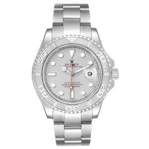 Rolex Silver Stainless Steel Yachtmaster 16622 Men's Wristwatch 40 MM