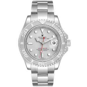 Rolex Silver Stainless Steel Yachtmaster 16622 Men's Wristwatch 40 MM
