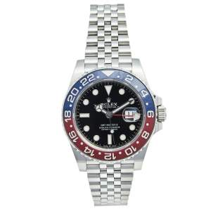 Rolex Black Cerachrome Stainless Steel GMT-Master II 126710BLRO-0002 Men's Wristwatch 40 mm