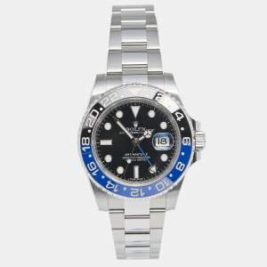 Rolex Black Cerachrom Stainless Steel GMT-Master II 'Batman' 116710 Men's Wristwatch 40 mm