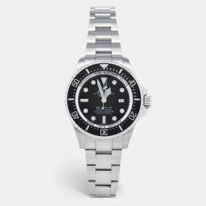 Pre Owned Rolex Black Ceramic Stainless Steel DeepSea  Sea-Dweller 116660-0001 Men's Wristwatch 44 mm