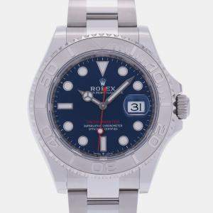 Rolex Blue Platinum And Stainless Steel Yacht-Master 126622 Automatic Men's Wristwatch 40 mm
