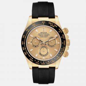 Rolex Daytona Yellow Gold Champagne Dial Mens Watch 116518 40 mm