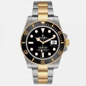 Rolex Submariner Steel Yellow Gold Black Dial Men's Watch 116613 40 mm