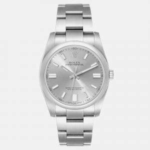 Rolex Oyster Perpetual Grey Dial Steel Men's Watch 36 mm