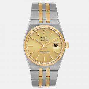 Rolex Oysterquartz Datejust Steel Yellow Gold Men's Watch 36 mm