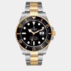 Rolex Seadweller Black Dial Steel Yellow Gold Men's Watch 43 mm