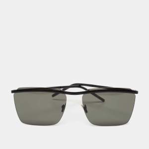 Saint Laurent Black/Grey SL243 New Wave Square Sunglasses