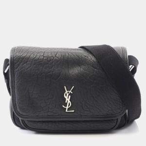 Pre Owned Yves Saint Laurent Saint Laurent Paris Niki Small Shoulder Bag Leather Black