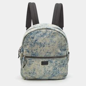 Saint Laurent Blue/Black Denim City Backpack