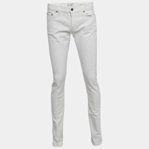 Saint Laurent White Denim Jeans L Waist 33"