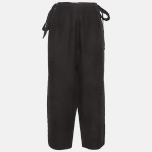 مملوكة مسبقًا Saint Laurent Paris Black Gabardine Trousers M