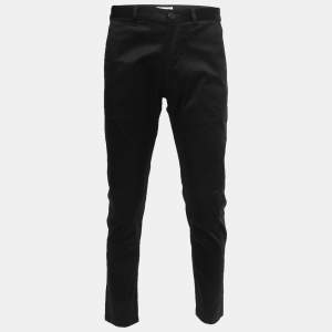 Saint Laurent Paris Black Cotton Trousers L