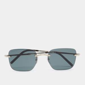 Salvatore Ferragamo Gold Tone/Green SF225S Rimless Sunglasses