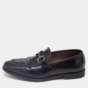 Salvatore Ferragamo Black Leather Seattle Loafers Size 40.5
