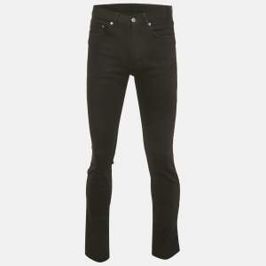 Sandro Black Denim Slim-Fit Jeans M Waist 31"