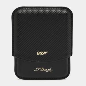 S.T. Dupont Black Leather James Bond 007 Cigarette Case