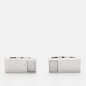 S.T. Dupont Silver Tone Cufflinks