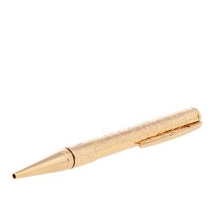 S.T. Dupont Gold Tone Pirates of the Caribbean Black Ballpoint Pen