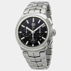 Tag Heuer Black Stainless Steel Link CBC2110.BA0603 Automatic Men's Wristwatch 40 mm