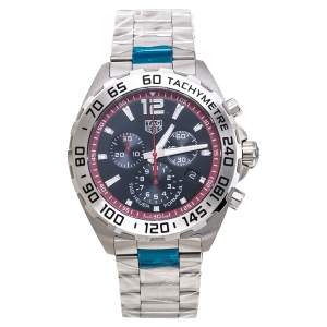 Tag Heuer Black Stainless Steel Formula 1 CAZ101Y.BA0842 Men's Wristwatch 43 mm