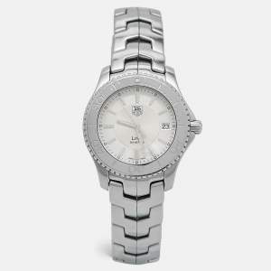 Tag Heuer Silver Stainless Steel Link WJ1111.BA0570 Men's Wristwatch 39 mm
