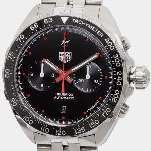 Tag Heuer Black Stainless Steel Formula 1 CAZ201A  Automatic Men's Wristwatch 45 mm
