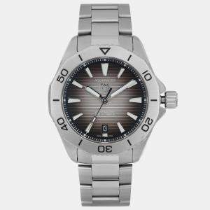 Tag Heuer Black Stainless Steel Aquaracer WBP2110.BA0627 Automatic Men's Wristwatch 40 mm