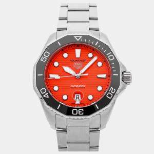 Tag Heuer Aquaracer Professional 300M Orange Diver WBP201F.BA0632 Automatic Men's Wristwatch 43MM