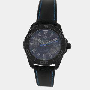 Tag Heuer Black Titanium Aquaracer Calibre 5 WBD218C.FC6447 Automatic Men's Wristwatch 41 mm