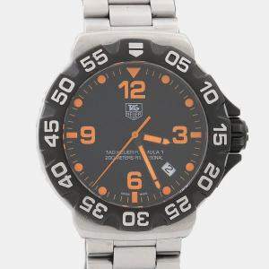 Pre Owned Tag Heuer Formula 1 WAH1116 Quartz Stainless Steel Men's Wristwatch 40 mm