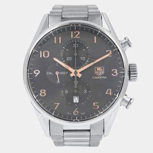 Pre Owned TAG Heuer Carrera CAR2013.BA0799 Automatic Stainless Steel Men's Wristwatch 43 mm