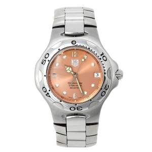 Tag Heuer Salmon Stainless Steel Kirium WL5114.BA0701 Men's Wristwatch 38 mm