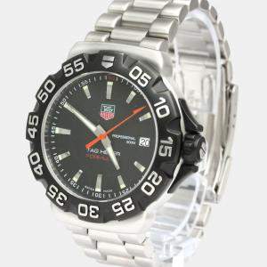 Pre Owned Tag Heuer Black Stainless Steel Formula 1 WAH1110 Quartz Men's Wristwatch 41 mm