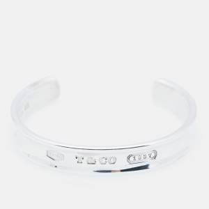 Tiffany & Co. 1837 Sterling Silver 925 Unisex Open Cuff Bracelet