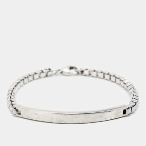 Pre Owned Tiffany & Co. Venetian Link I.D. Sterling Silver Bracelet