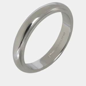 مملوكة مسبقًا خاتم تيفاني آند كو تيفاني توقيذر ميليغرين بلاتينيوم مقاس EU 61