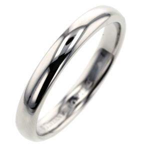 Pre Owned Tiffany & Co. Classic Band Platinum Silver Ring Size 56