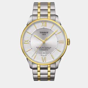 Tissot Gold Steel Watch 42 mm