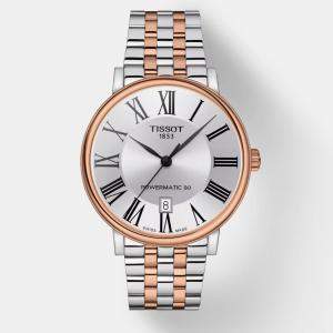 Tissot Carson Premium Powermatic 80 T122.407.22.033.00 Rosegold stainlesssteel watch