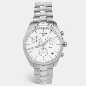 Tissot Silver Stainless Steel T-Sport PR100 T101.417.11.031.00 Men's Wristwatch 41 mm