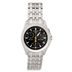 Tissot Black Stainless Steel PRC100 Men's Wristwatch 39 mm