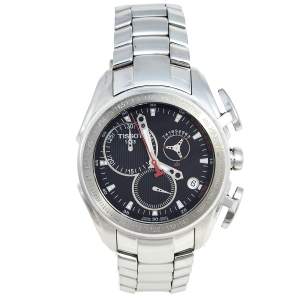 Tissot Black Stainless Steel T-Sport T018617B Men's Wristwatch 43 mm